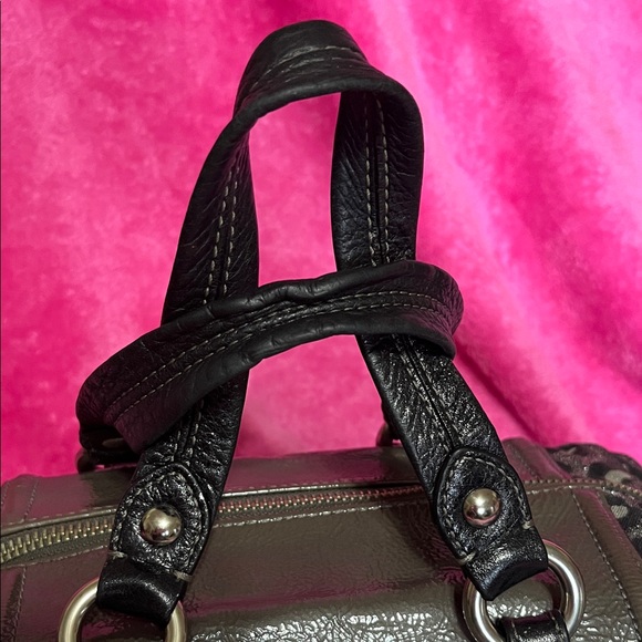 Coach Madison Ocelot Black and Gray Leopard Satchel and Wallet - Picture 15 of 16